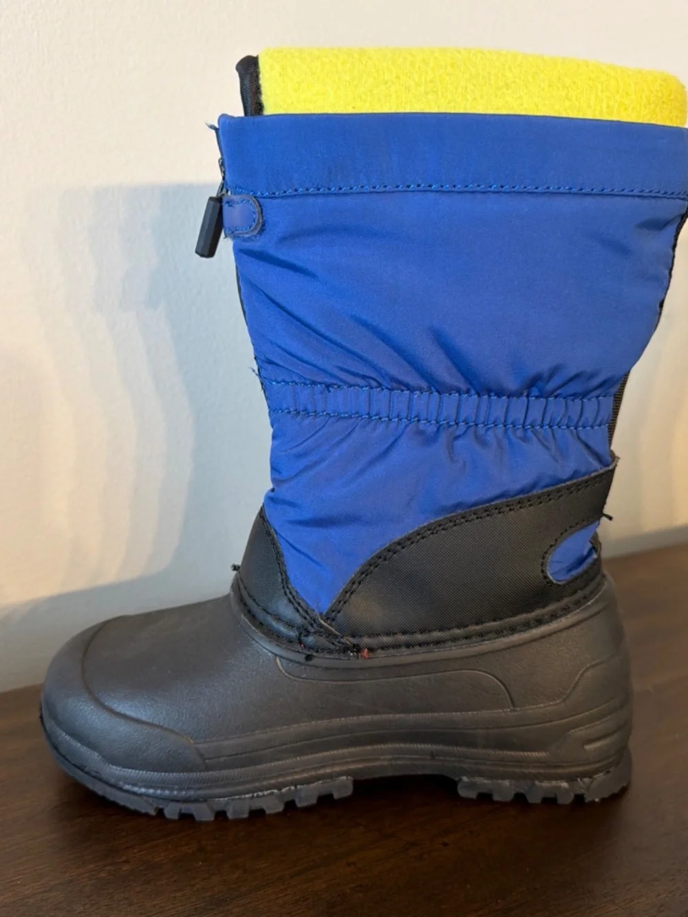 Polo Ralph Lauren Blue Black Snow Boots Insulated Size 12 EUC